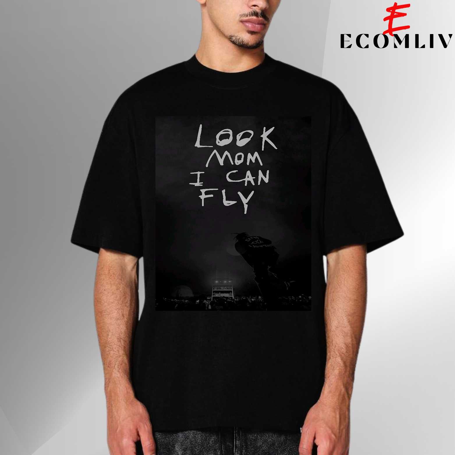 Travis Scott Look Mom I Can Fly T-Shirt, Unisex T-Shirt
